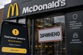 Як працюватиме McDonald’s під час жовтого рівня повітряної тривоги
