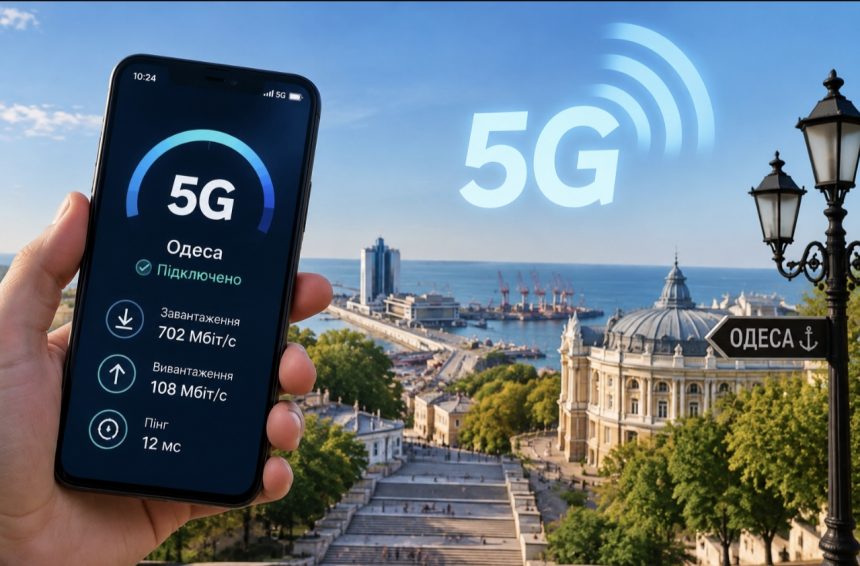 В Одесі запустили 5G: де працює мережа та яка швидкість нового інтернету