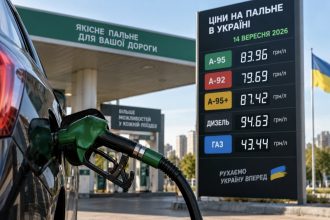 Ціни на бензин, дизель і газ в Україні 14 вересня 2026 року: скільки коштує пальне сьогодні