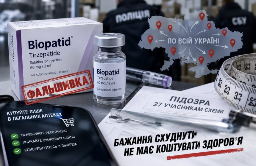 В Україні викрили фальшивий препарат для схуднення з тирзепатидом: що таке Biopatid і як не купити підробку