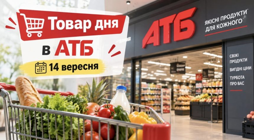 Товар дня в АТБ 14 вересня 2026: які продукти можна купити зі знижкою до 50%