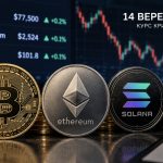 Курс криптовалют на 14 вересня 2026: скільки коштують Bitcoin, Ethereum і Solana