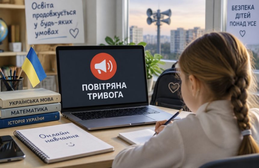 Коли школа переходить на дистанційне навчання через повітряну тривогу — нові рекомендації МОН для учнів і батьків