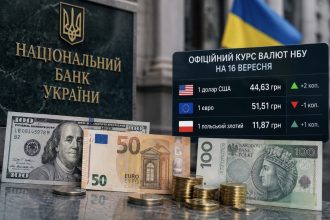 Курс валют на 16 вересня 2026 року: скільки коштують долар, євро та злотий