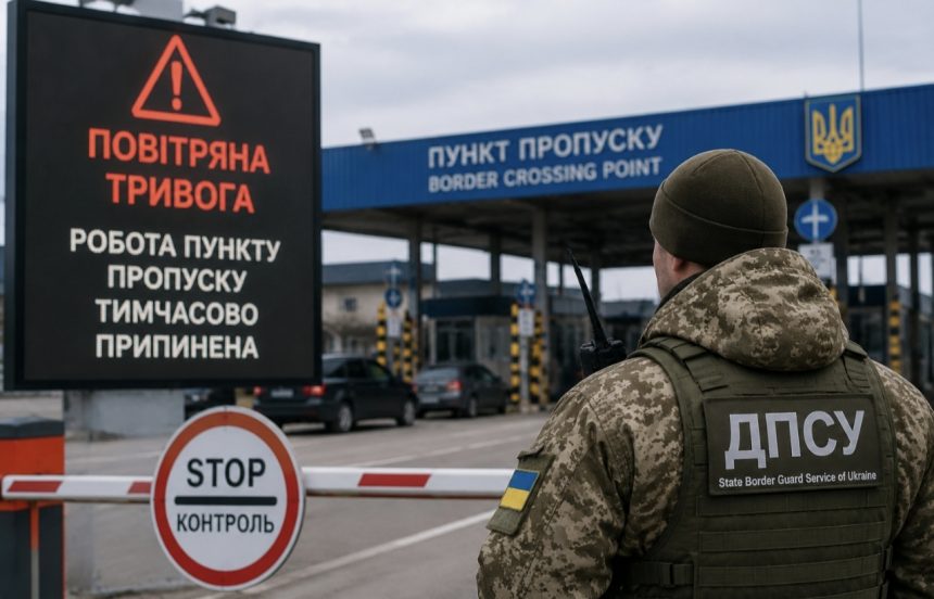 Як працюють пункти пропуску під час повітряної тривоги у вересні 2026