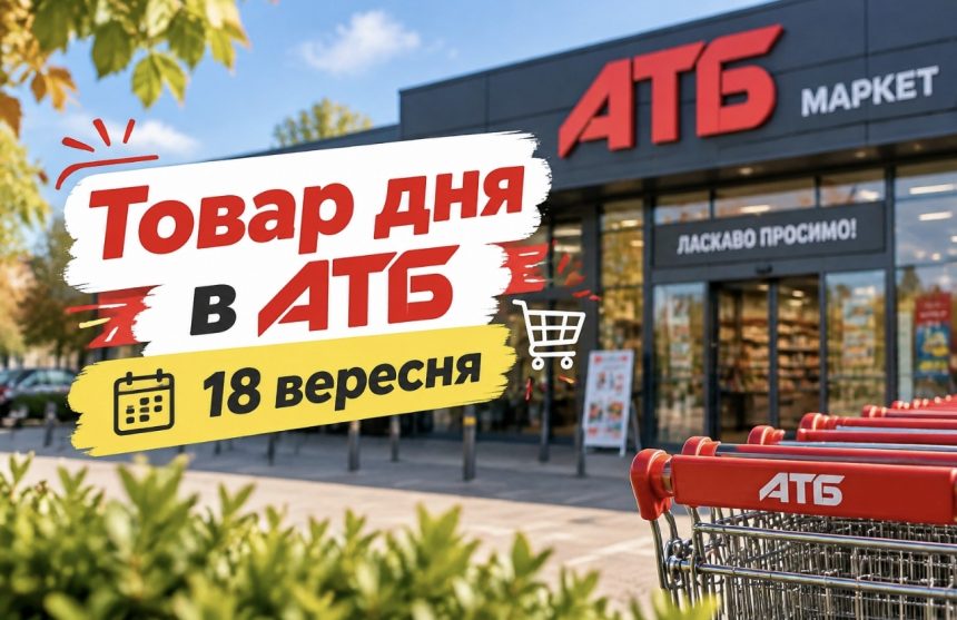 Товар дня та акції в АТБ 18 вересня 2026: що можна купити зі знижкою до -50% лише сьогодні