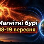 Магнітні бурі 18–19 вересня 2026 року: якою буде сонячна активність та чого чекати метеозалежним людям