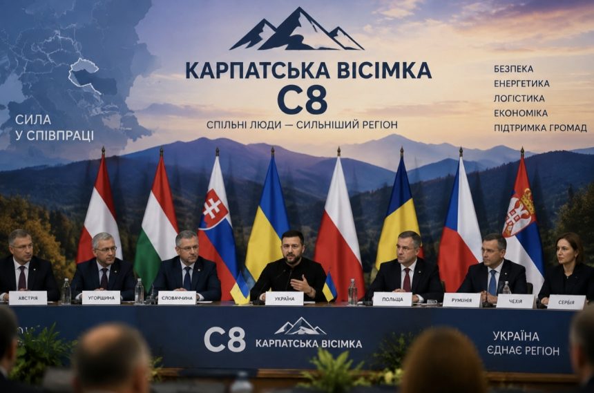 Що таке «Карпатська вісімка» С8 і які країни увійдуть до нового формату співпраці України