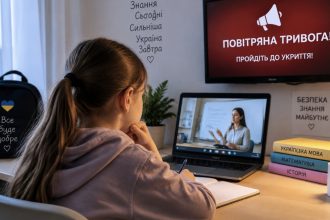 Повітряна тривога не скасовує дистанційні уроки — у КМДА пояснили правила