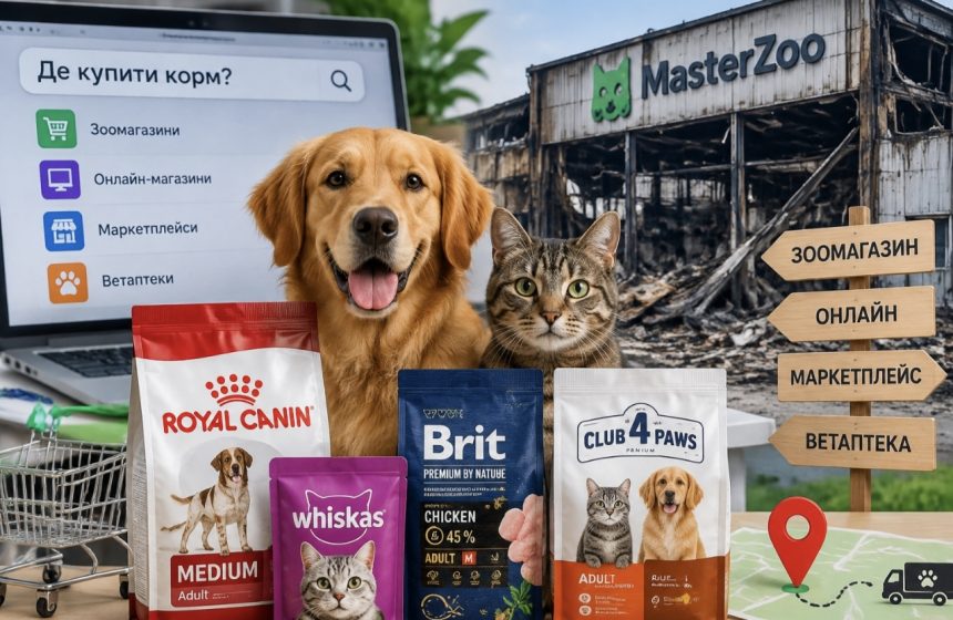 Де купити корм Royal Canin, Whiskas, Brit і Club 4 Paws після знищення складу MasterZoo