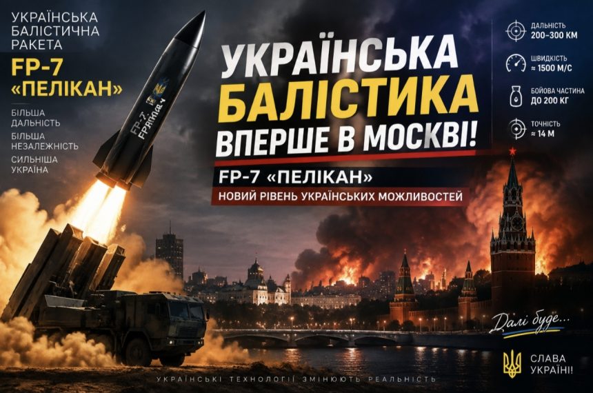 Як працює ракета FP-7 «Пелікан»: швидкість, дальність польоту та характеристики нової зброї України