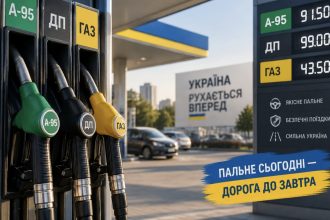 Ціни на бензин, дизель і газ в Україні 21 вересня 2026 року: скільки коштує пальне сьогодні