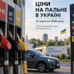 Ціни на бензин, дизель і газ в Україні 22 вересня 2026 року: скільки коштує пальне сьогодні