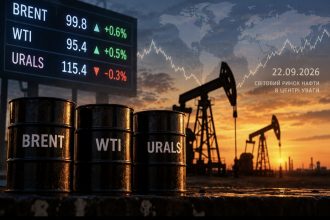 Ціна нафти 22 вересня 2026 року: скільки коштують Brent, WTI та Urals сьогодні