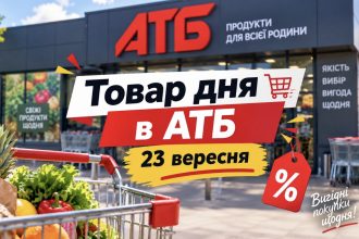 Товар дня та акції в АТБ 23 вересня 2026: що можна купити зі знижкою до -50% лише сьогодні