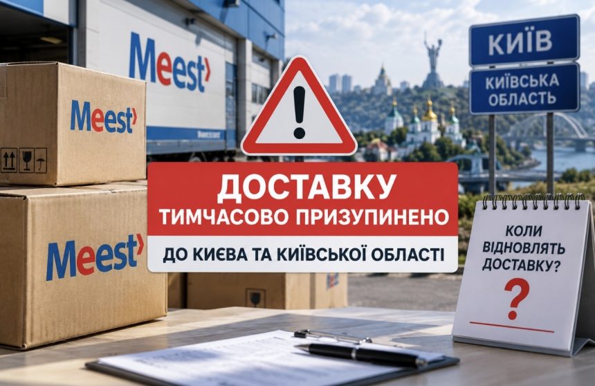 Meest призупинила доставку до Києва та Київської області — коли відновлять відправлення