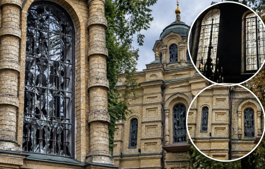 У Києві пошкодили старовинний Свято-Покровський храм — як виглядає 120-річна пам’ятка після атаки