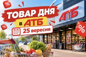 Товар дня в АТБ 25 вересня 2026: що можна купити зі знижкою до -50%