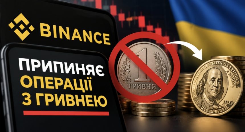 Binance більше не працюватиме з гривнею — що потрібно зробити користувачам до 28 вересня