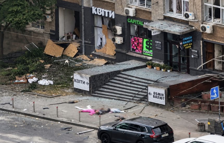 Безпілотник атакував Солом’янський район Києва: місце влучання, пошкодження будівлі та перші дані про постраждалих
