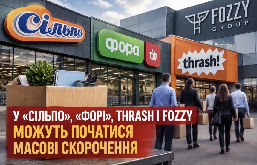 Працівники Сільпо, Фора та Thrash можуть залишитися без роботи — Fozzy Group оголосила про організаційні зміни