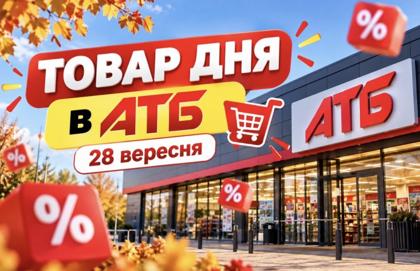 Товар дня в АТБ 28 вересня 2026: що можна купити зі знижкою до -50%