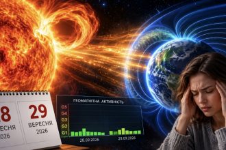 Чи буде магнітна буря 28–29 вересня 2026 року: актуальний прогноз NOA