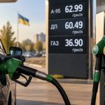 Ціни на бензин, дизель і газ в Україні 29 вересня 2026 року: скільки коштує пальне сьогодні