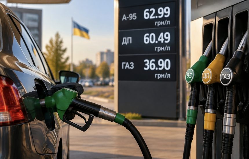 Ціни на бензин, дизель і газ в Україні 29 вересня 2026 року: скільки коштує пальне сьогодні