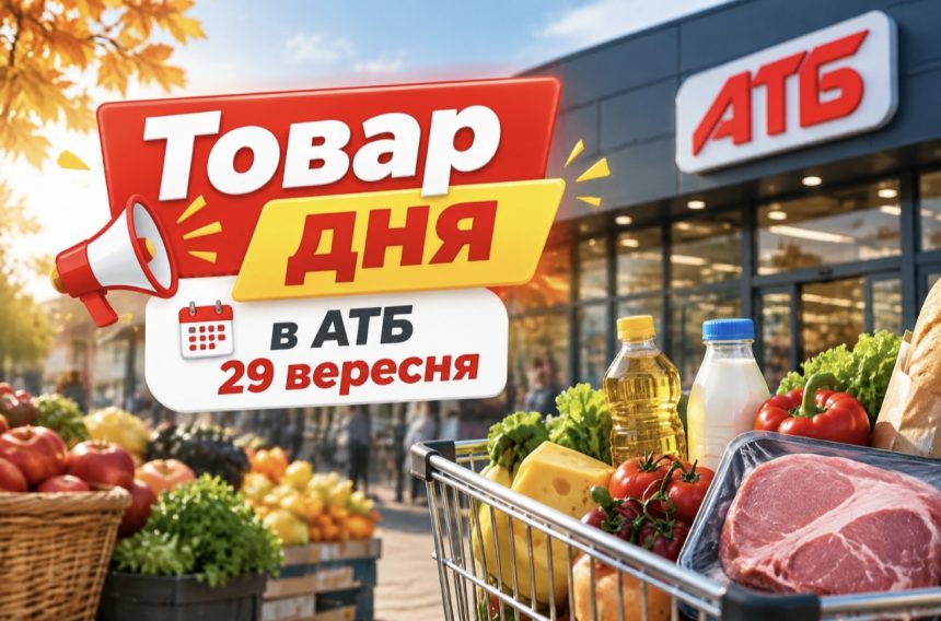 Акції АТБ 29 вересня 2026 року: які товари можна купити дешевше та які знижки діють сьогодні