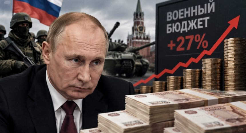 Росія готує новий рекордний військовий бюджет: витрати на оборону у 2027 році зростуть на 27%
