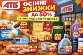АТБ запускає осінні знижки до 50%: що варто купити з 30 вересня по 6 жовтня