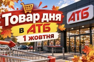 Товар дня в АТБ 1 жовтня 2026: що можна купити зі знижкою до -50%