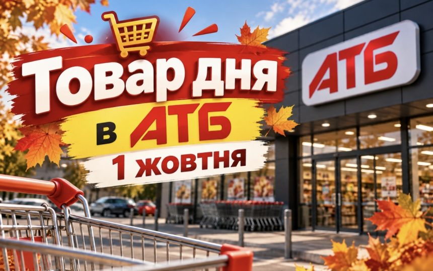 Товар дня в АТБ 1 жовтня 2026: що можна купити зі знижкою до -50%