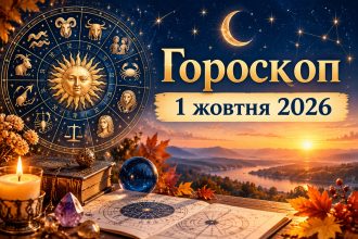 Гороскоп на сьогодні, 1 жовтня 2026, для всіх знаків Зодіаку: кохання, гроші та робота
