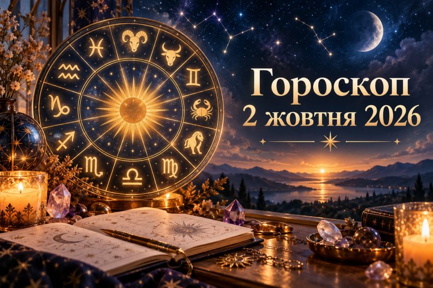 Гороскоп на сьогодні, 2 жовтня 2026, для всіх знаків Зодіаку: кохання, гроші та робота