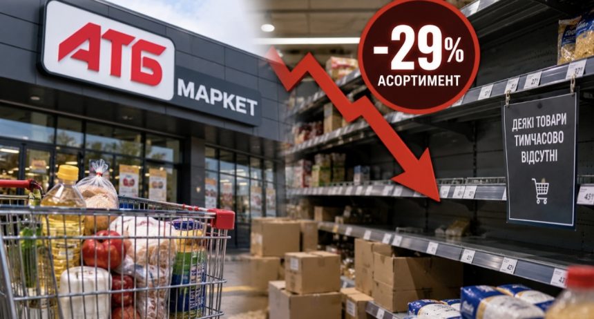 АТБ втратила частину складів і 40 постачальників: на полицях стане на понад 1100 товарів менше