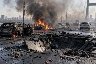 Північний міст у Києві сьогодні: сталося влучання в дорожнє полотно, що відомо