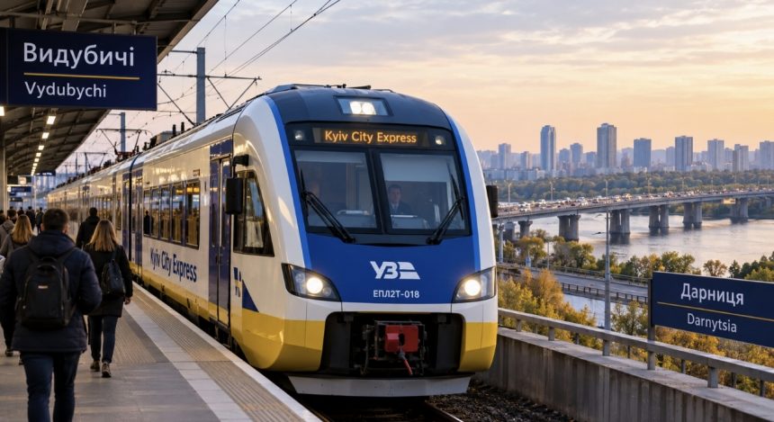 Kyiv City Express запускає 18 додаткових рейсів у Києві: розклад на 5–9 жовтня