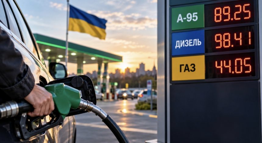 Ціни на бензин, дизель і газ в Україні 6 жовтня 2026 року: скільки коштує пальне сьогодні