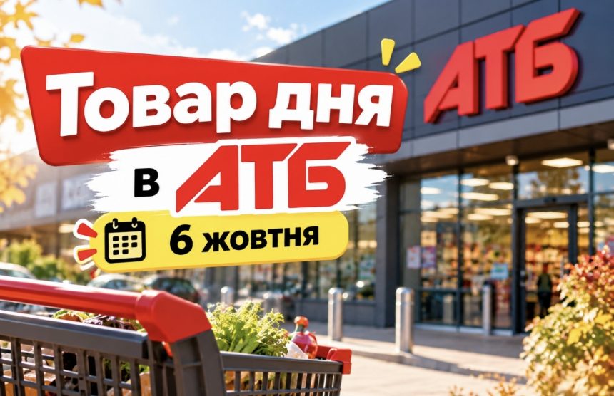 Товар дня в АТБ 6 жовтня 2026: що можна купити зі знижкою до 50%
