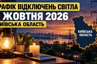 Відключення світла в Київській області 6 жовтня: графік по чергах та години без електроенергії