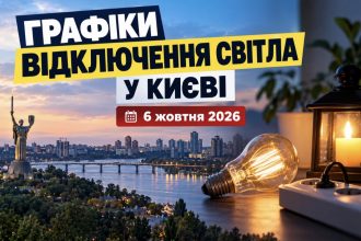Графіки відключення світла сьогодні в Києві: коли не буде електроенергії 6 жовтня