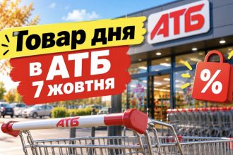 Товар дня в АТБ 7 жовтня 2026: що можна купити зі знижкою до 50%