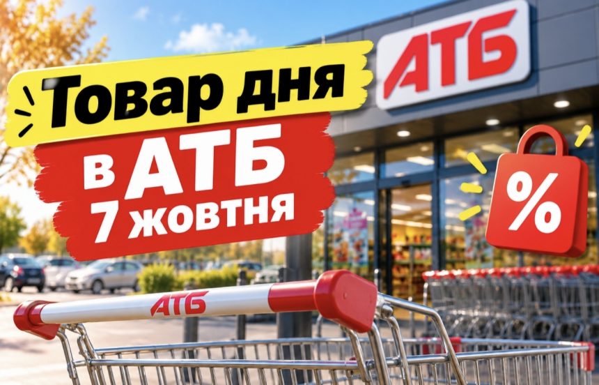 Товар дня в АТБ 7 жовтня 2026: що можна купити зі знижкою до 50%