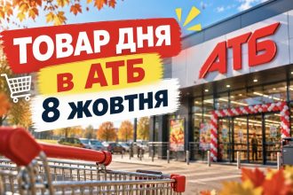 Товар дня в АТБ 8 жовтня 2026: що можна купити зі знижкою до 50%