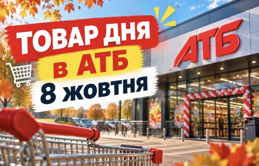 Товар дня в АТБ 8 жовтня 2026: що можна купити зі знижкою до 50%