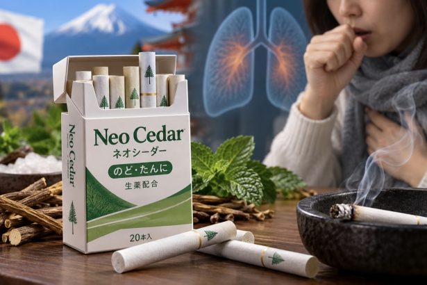 Скільки коштують японські цигарки від кашлю Neo Cedar та що входить до їхнього складу