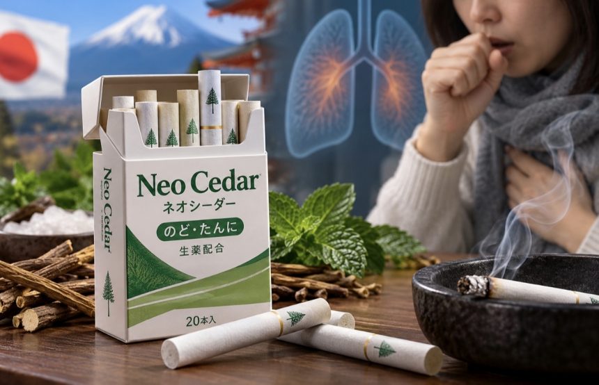 Скільки коштують японські цигарки від кашлю Neo Cedar та що входить до їхнього складу