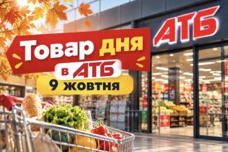 Товар дня в АТБ 9 жовтня 2026: що можна купити зі знижкою до 50%